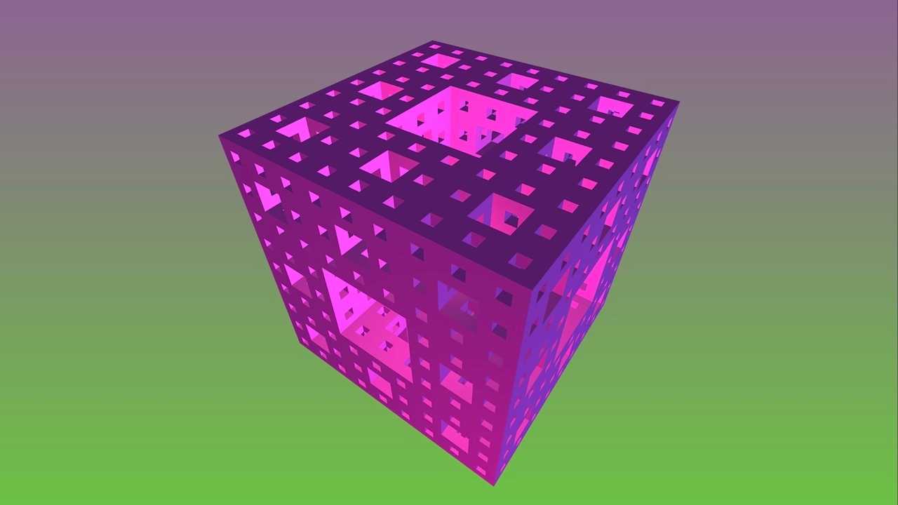 Menger Sponge Fractal