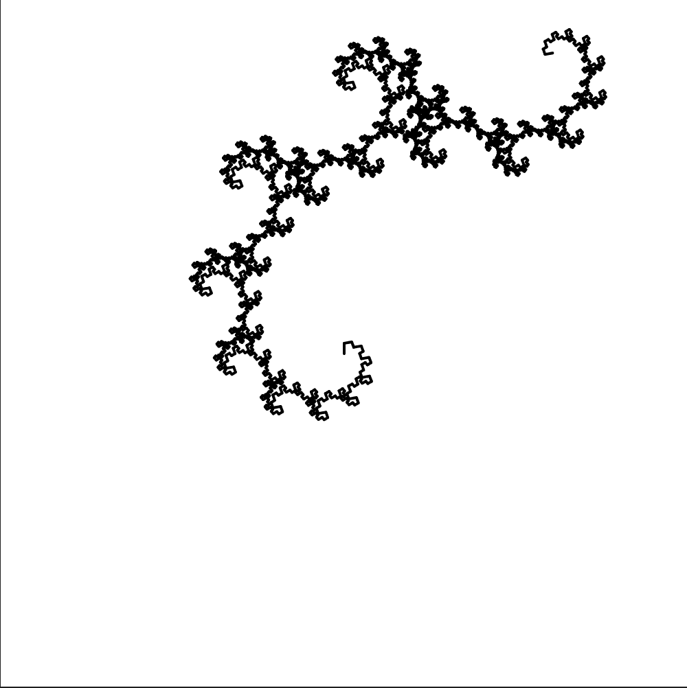 Unfolding the Golden Ratio Dragon Curve