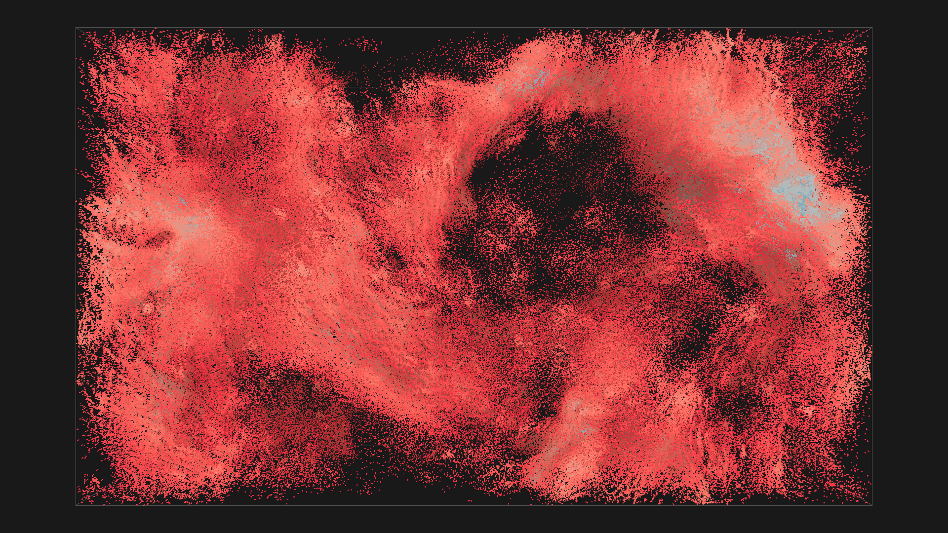 3D flocking in C++ and compute shaders with octree and regular grid